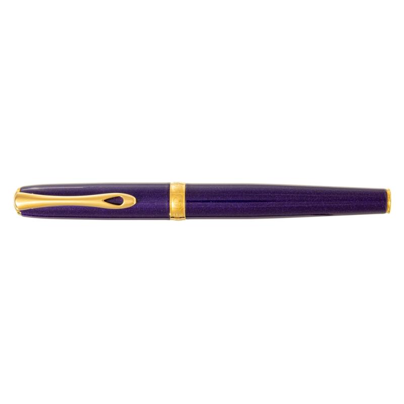 Diplomat Füllhalter Excellence A² violet rain gold 14 kt